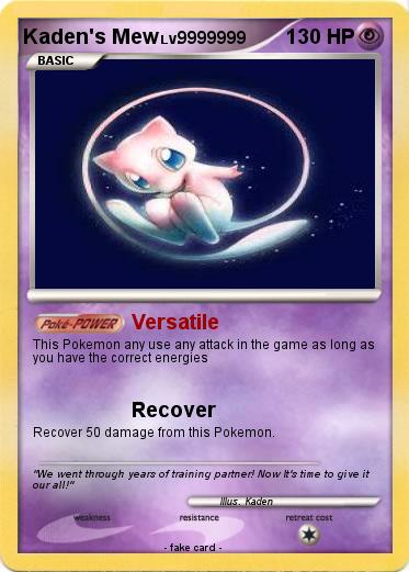 Pokemon Kaden's Mew