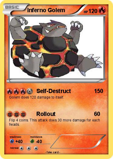 Pokemon Inferno Golem