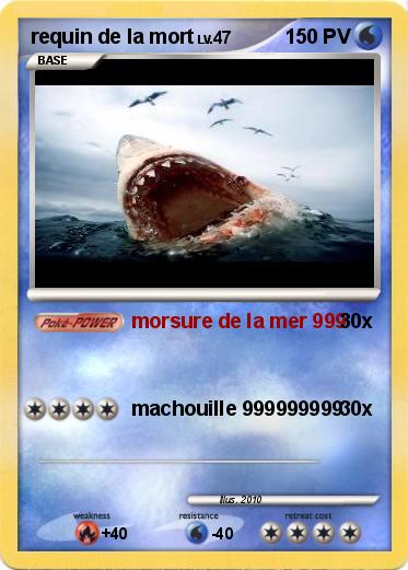 Pokemon requin de la mort