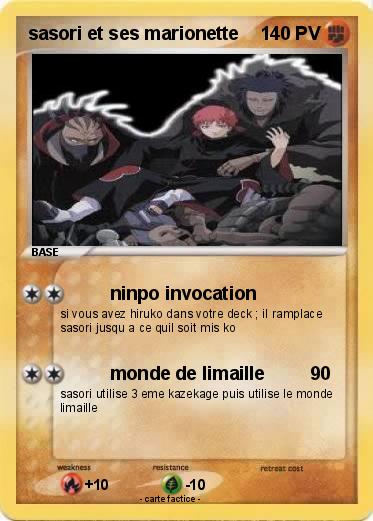 Pokemon sasori et ses marionette