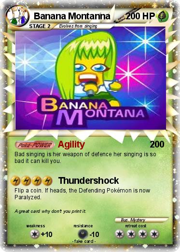 Pokemon Banana Montanna