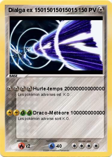 Pokemon Dialga ex 15015015015015