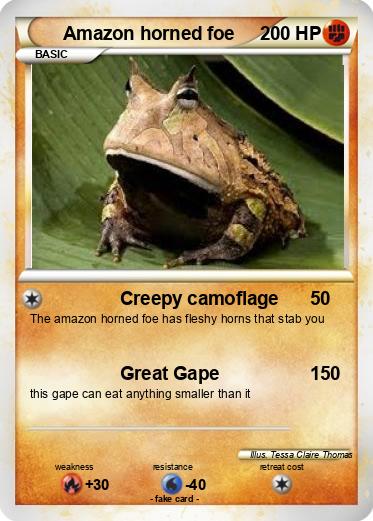 Pokemon Amazon horned foe
