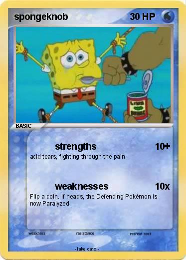 Pokemon spongeknob