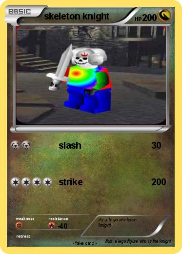 Pokemon skeleton knight