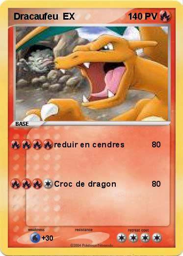 Pokemon Dracaufeu  EX