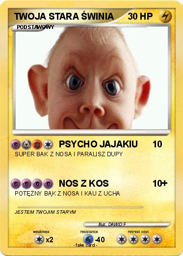 Pokemon TWOJA STARA ŚWINIA