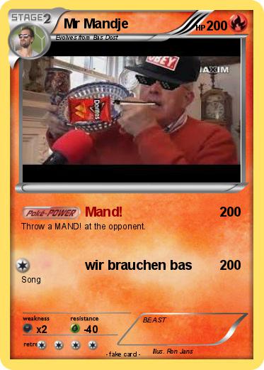 Pokemon Mr Mandje
