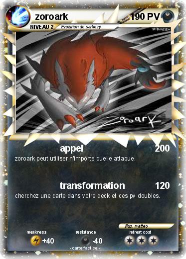 Pokemon zoroark