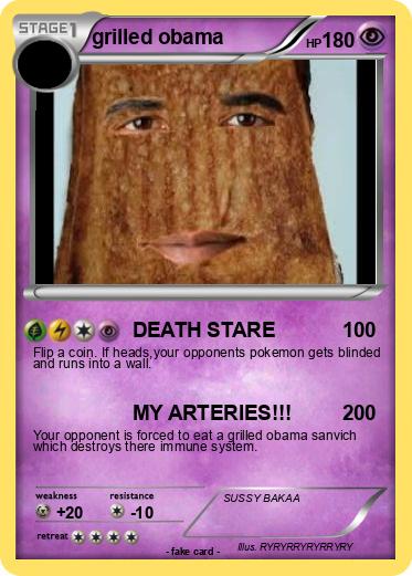 Pokemon grilled obama