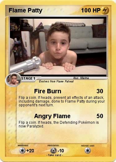 Pokemon Flame Patty