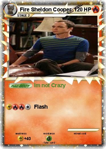 Pokemon Fire Sheldon Cooper