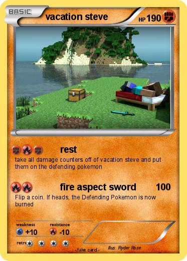 Pokemon vacation steve