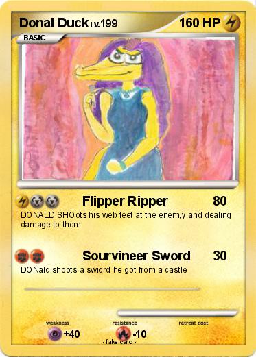 Pokemon Donal Duck