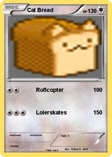 Pokemon Cat Bread
