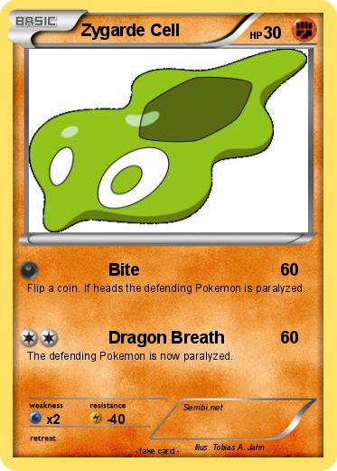 Pokemon Zygarde Cell