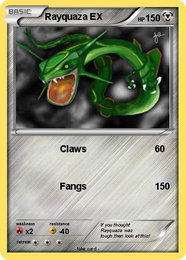 Pokemon Rayquaza EX