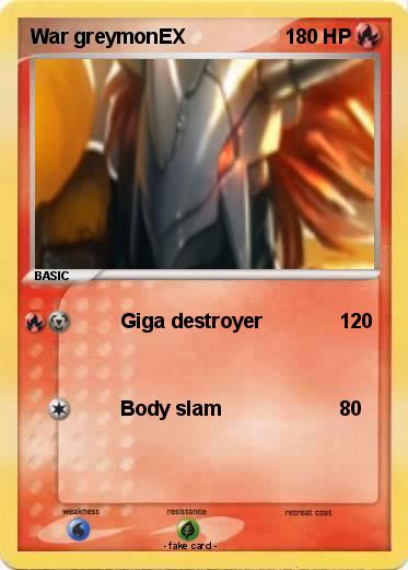 Pokemon War greymonEX