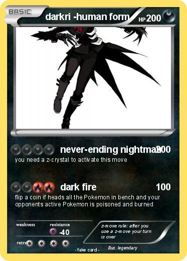 Pokemon darkri -human form
