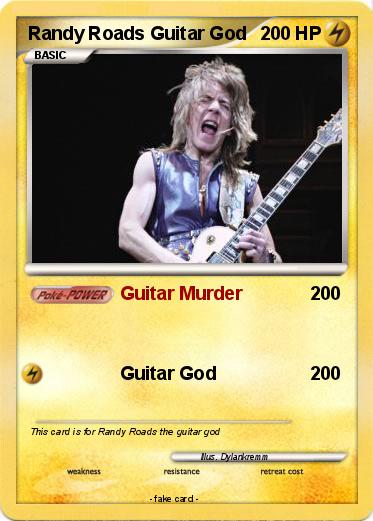 Pokemon Randy Roads Guitar God