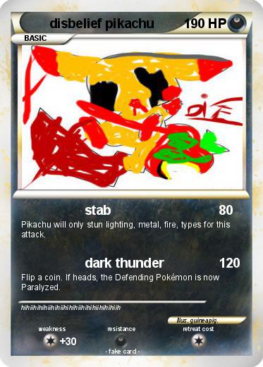 Pokemon disbelief pikachu