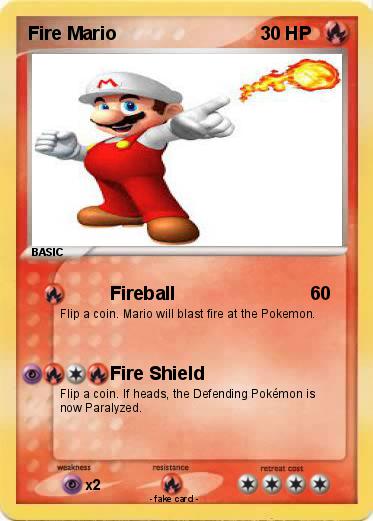 Pokemon Fire Mario