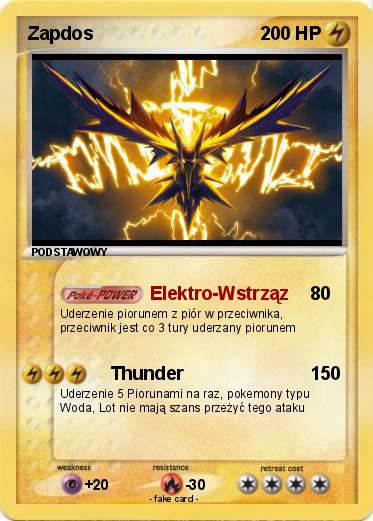 Pokemon Zapdos