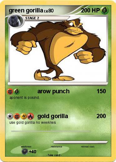 Pokemon green gorilla