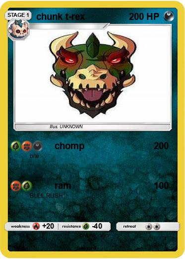 Pokemon chunk t-rex