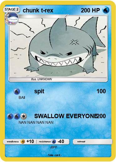 Pokemon chunk t-rex