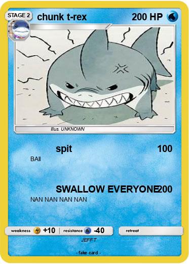 Pokemon chunk t-rex