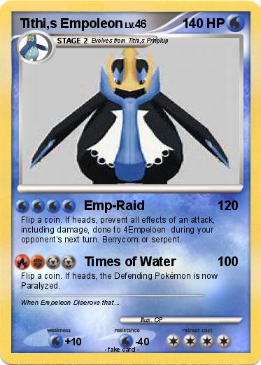 Pokemon Tithi,s Empoleon