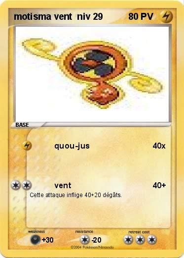 Pokemon motisma vent  niv 29
