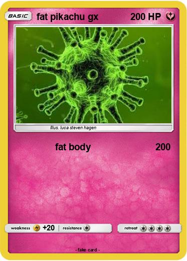 Pokemon fat pikachu gx
