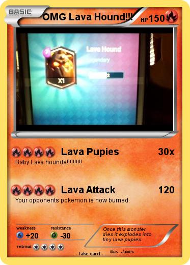 Pokemon OMG Lava Hound!!!
