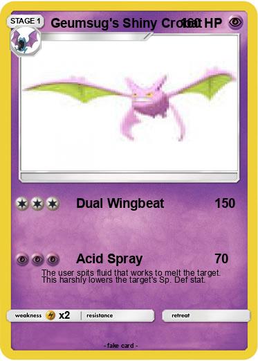 Pokemon Geumsug's Shiny Crobat