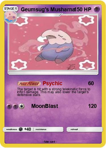 Pokemon Geumsug's Musharna