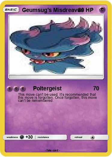 Pokemon Geumsug's Misdreavus