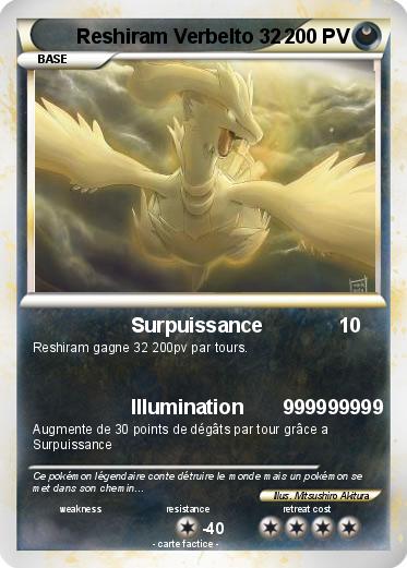 Pokemon Reshiram Verbelto 32