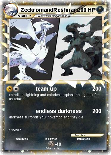 Pokemon ZeckromandReshiram