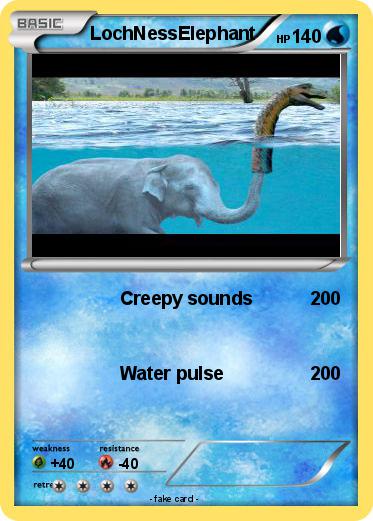 Pokemon LochNessElephant