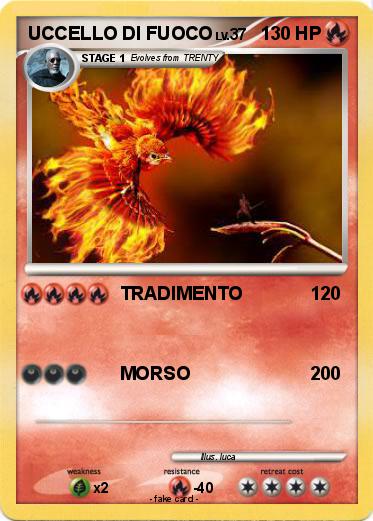 Pokemon UCCELLO DI FUOCO
