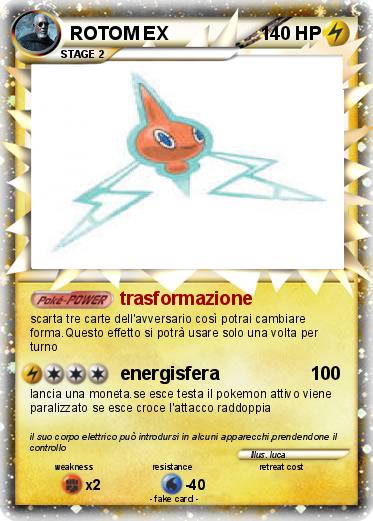 Pokemon ROTOM EX