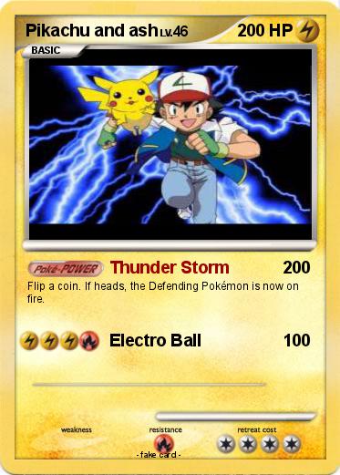 Pokemon Pikachu and ash
