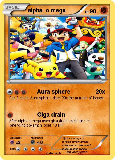 Pokemon alpha  o mega