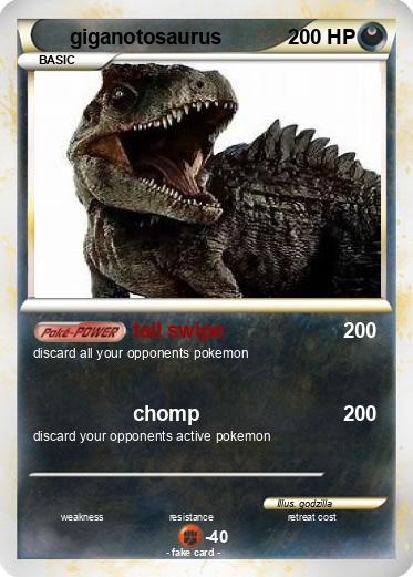 Pokemon giganotosaurus