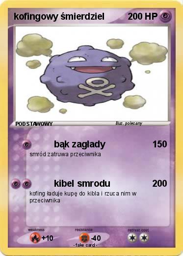 Pokemon kofingowy śmierdziel