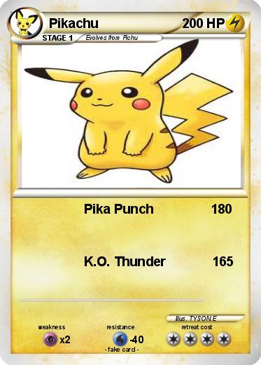 Pokemon Pikachu