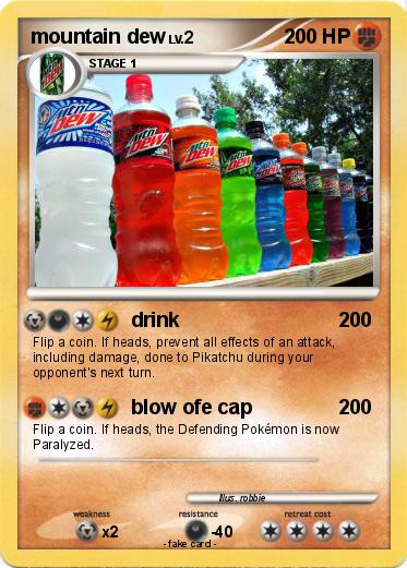 Pokemon mountain dew