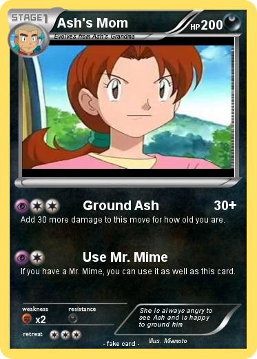 Pokemon Ash's Mom